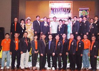 The Lions Club of Naklua-Pattaya celebrated its 10th anniversary with community leaders and other area club members.
